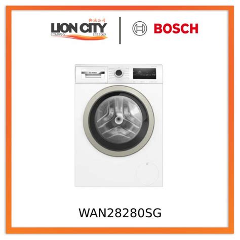 WAN28280SG Washing machine, front loader 